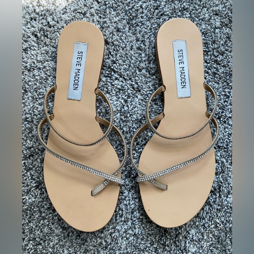 Steve Madden Rhinestone Strappy Sandals